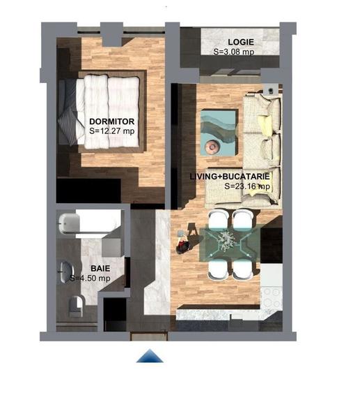 Torontalului | 2 camere | Parcare inclusa | Campeador City - 2