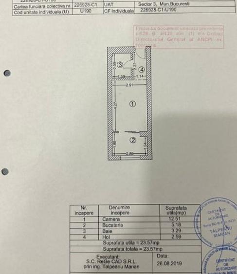 Garsoniera, 24mp, centrala proprie, metrou, AC, Palladium Residence - 10