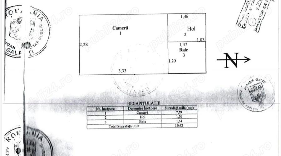 Garsoniera micro 19 etaj 3 - 1