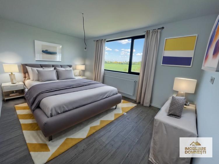 Domnesti 4 dormitoare/ toate utilitatile 400m curte P+1 - 2