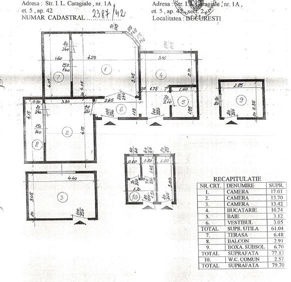 Apartament 3 camere Universitate / Caragiale 1A - 21