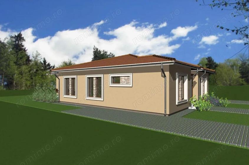 Duplex pe parter, 3 camere, 87 mp utili, teren 300 mp Urseni - 4