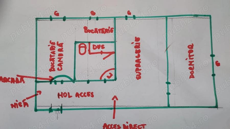 Vand Apartament 3 camere 40mp, Parter, Strada Albac, Cluj Napoca - 5