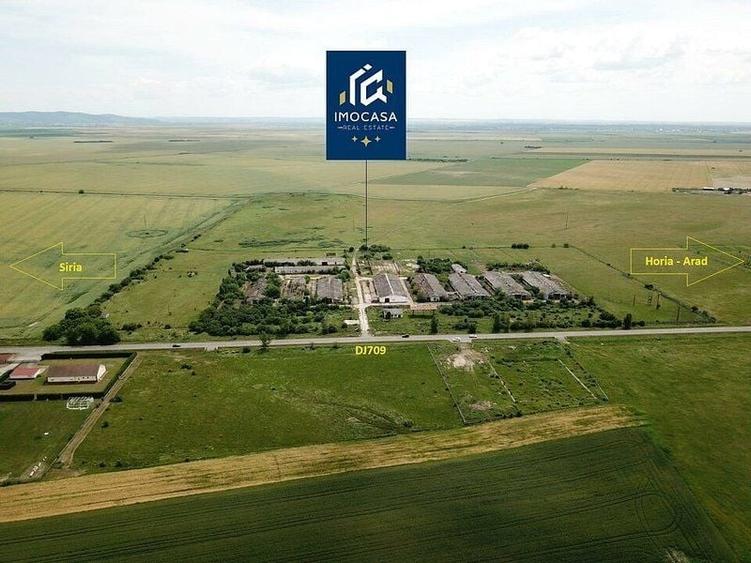 Hale depozitare, grajd, Curte betonata, Horia Jud. Arad - 1