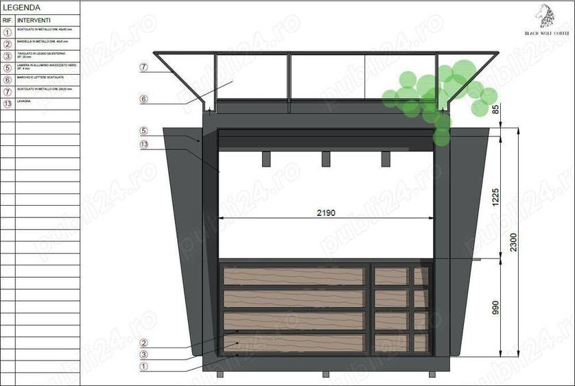 Container modular comercial - cafea, food, bar - 2