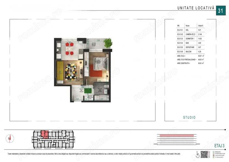 2 camere Titan | Titan Pallady | Incalzire in pardoseala - 3