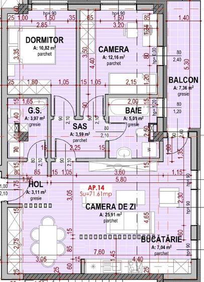 Apartament 3 camere nou semidecomandat zona Somesului - 14