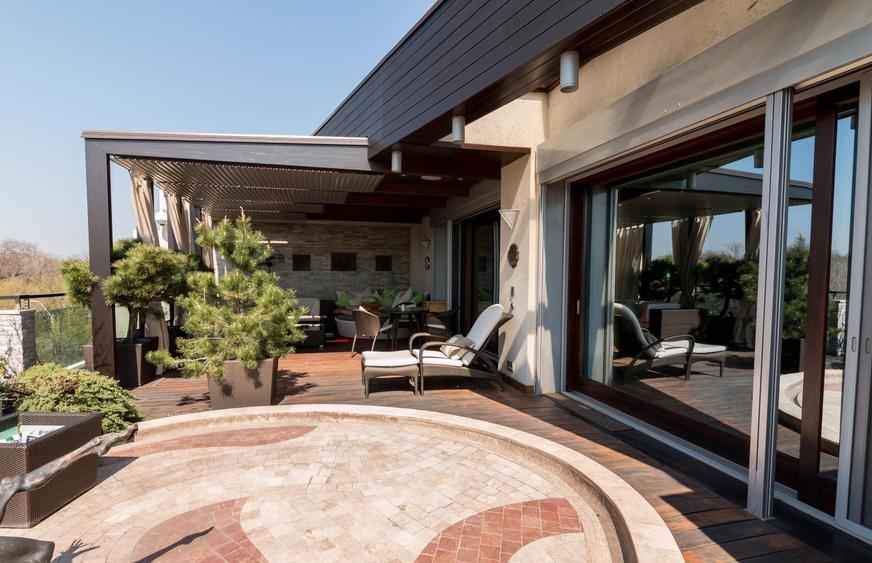 Penthouse parc Herastrau sos Nordului + 400 mp curte cu piscina - 3