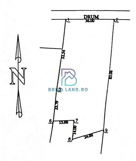 Prahova, orasul Boldesti-Scaeni, satul Seciu, teren 3007mp, d=36m - 5