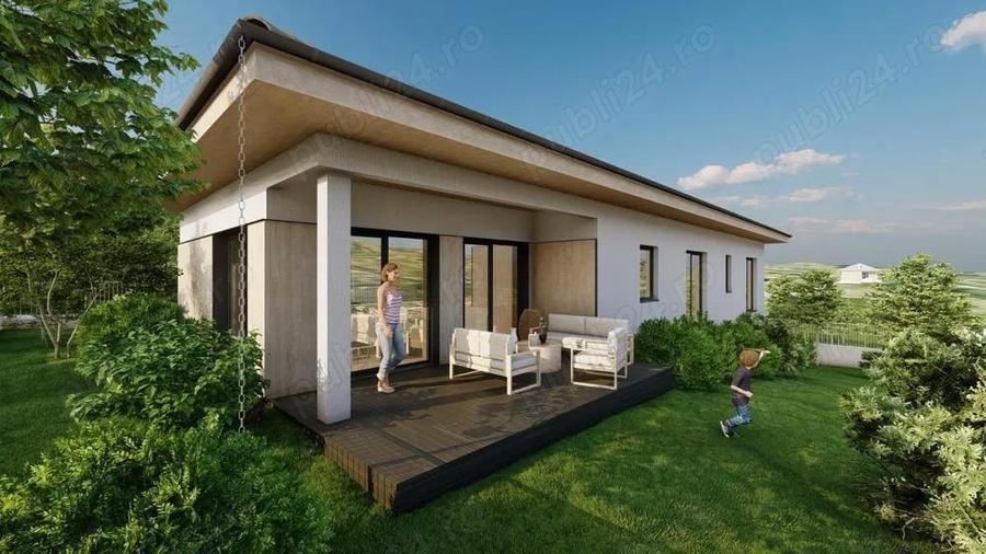 Casa unifamiliala D+P, la intrare in Chinteni pe stanga, str. Brizei - 3