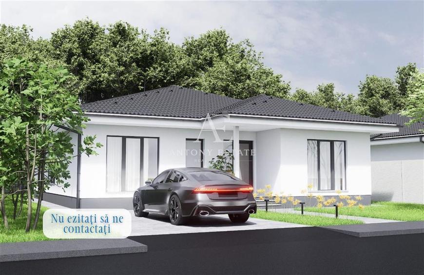 Casă individuală cu 4 camere cu Canalizare în Cheriu