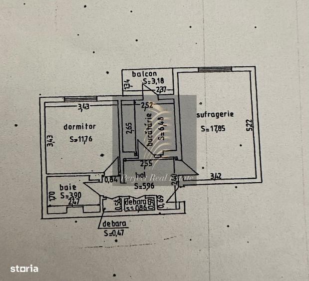 Apartament cu 2 camere decomandat în Sud
