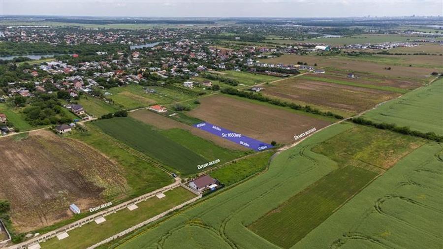 BUFTEA FLAMANZENI,TEREN INTRAVILAN 1660 MP,DESCHIDERE 17 M - 4