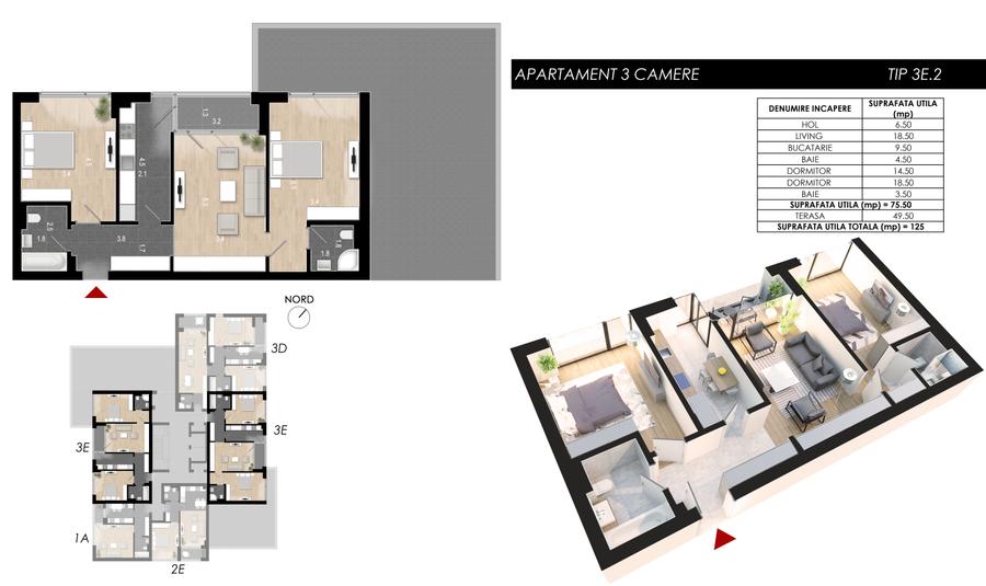 Soseaua Salaj, penthouse dotari premium, incalzire in pardoseala - 19