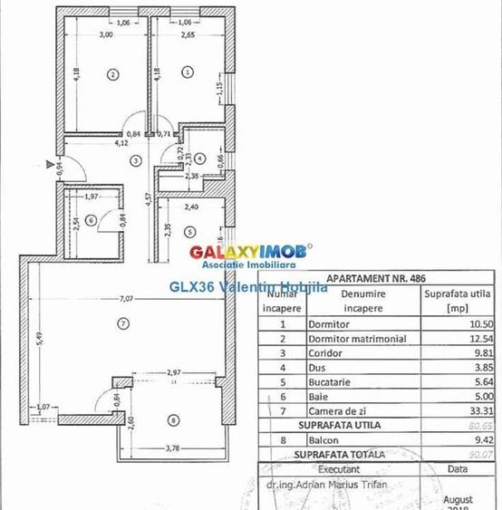 Vanzare apartament 3 camere Cartierul German Residenz Chitila - 22