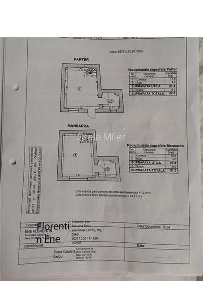 Casa 2 camere, P+M, zona Eminescu