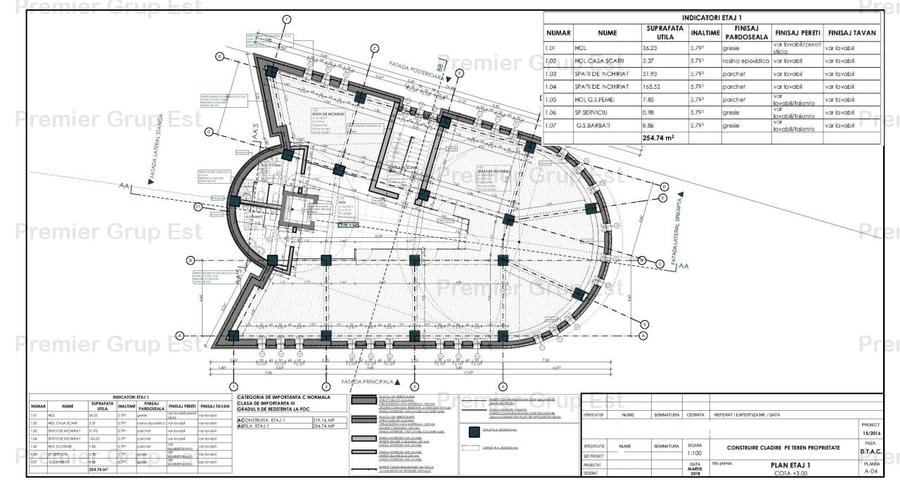 Spatiu Birouri Clasa A+, Nicolina, 255mp, ETAJ 1 - 11