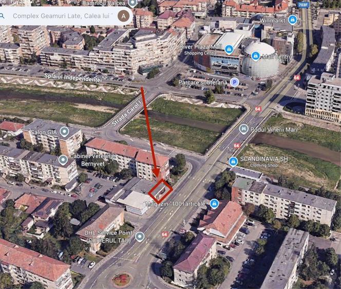 De inchiriat spatiu comercial central, 34mp (Geamuri Late) - 1