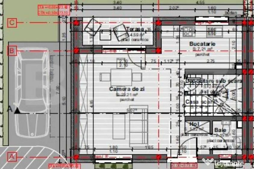 COMISION 0! Duplex 4 camere, 120mp, 200 teren, proiect final - 2