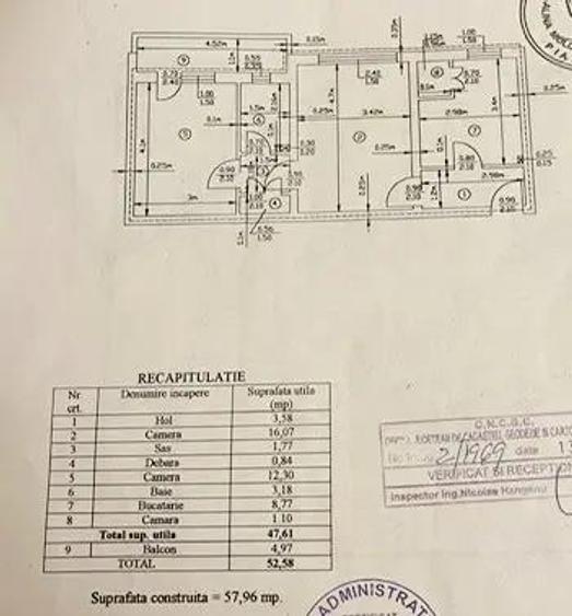 Apartament 2 camere, etaj 2, zona Orion - 13