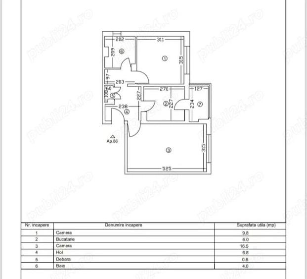 Privat, vind in Constanta, zona Viile noi- Aurel Vlaicu, un partament 2 camere, decomandate. - 4