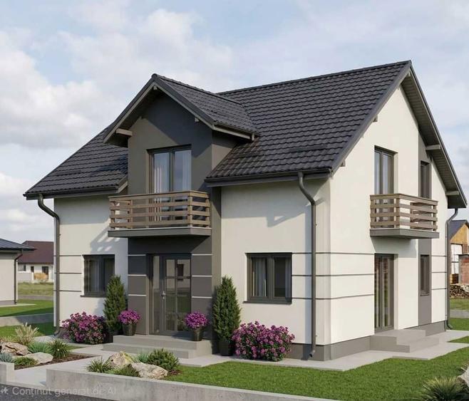 Casa in Tomesti (sat Chicerea) | 4 camere | 3 bai| 139mp| toate utilitatile | asfalt | direct proprietar - 1