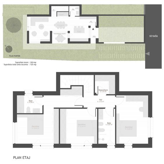 Casa moderna | Valea Chintaului str. Muntii Mehedinti | 125 mp utili - 3