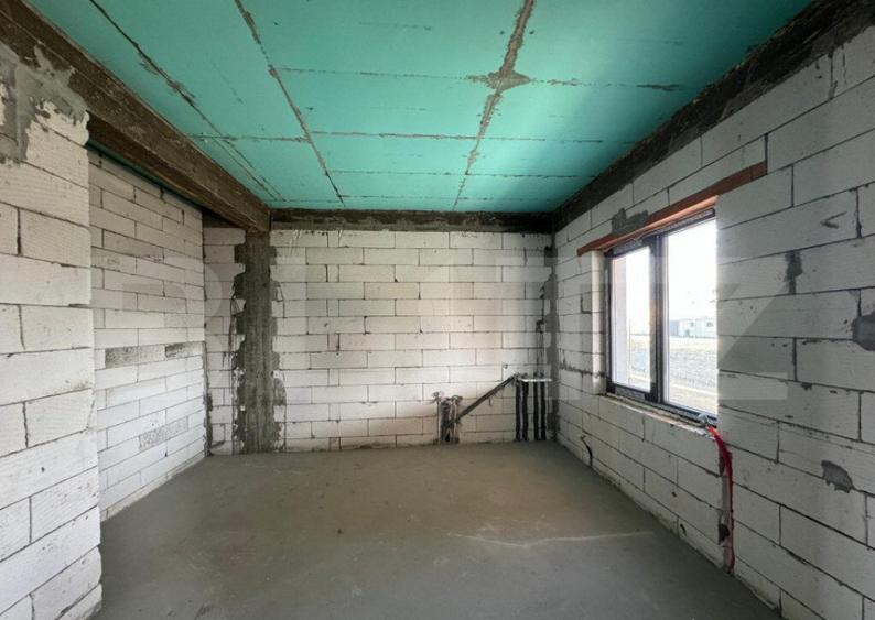 Casa semi-finisata P + M, 131 mp utili, teren 339 mp, Piel - 6