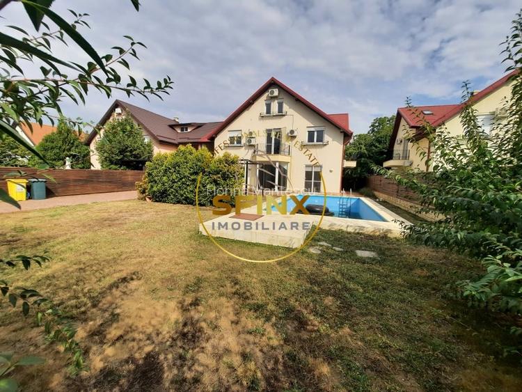 In apropiere de British School, vila spatioasa si luminoasa cu piscina si curte