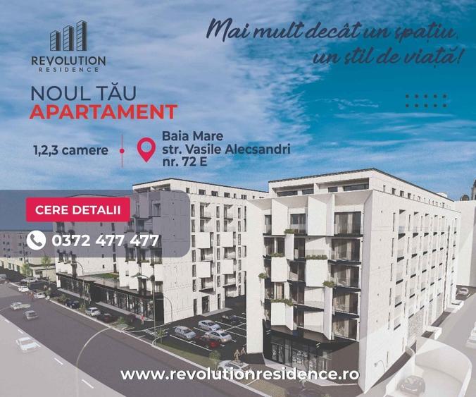 NEW! Apartamente 1, 2, si 3 camere - Vasile Alecsandri 72E, Baia Mare - 1