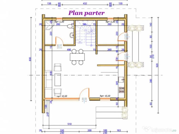 Casa noua P+E, 115 mp, teren 900 mp, langa de Vatra Dornei - 3