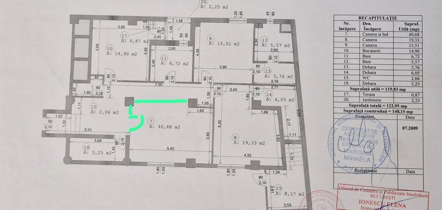 UNIRII - Bloc 2010 - 123 Mp. - Ideal Achiziție- Apartament 3 Camere Disponibil - 12