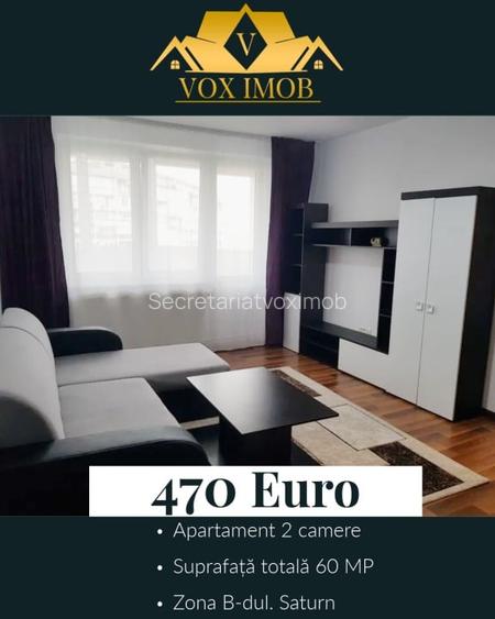 APARTAMENT 2 CAMERE DE INCHIRIAT | BULEVARDUL SATURN