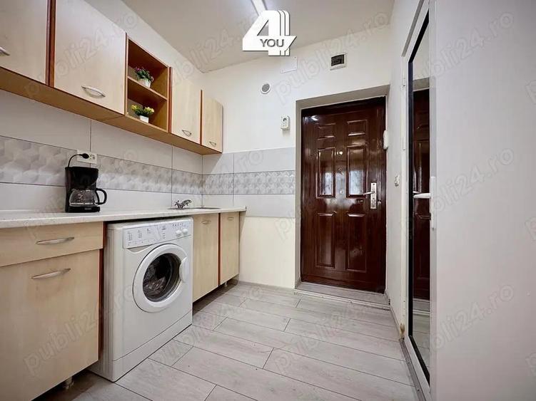 Garsoniera amenajata ?i mobilata complet, zona Uta, bloc renovat - 7
