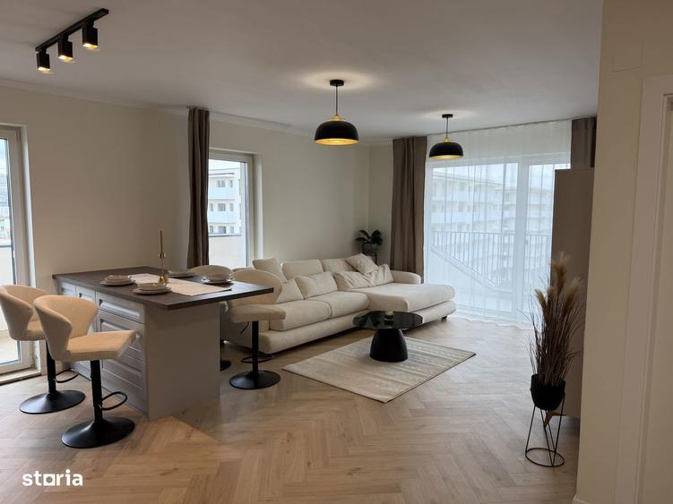 Apartament 2 camere Flore?ti | 49 mp | terasa 24 mp | mobilat/utilat - 10