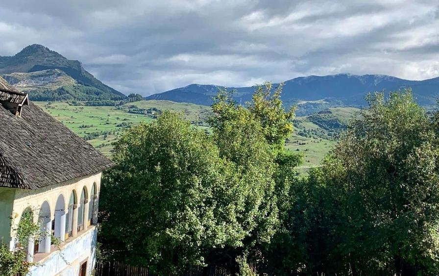 Casa MUSCELEANA , stil Conac , cu livada , teren intravilan- 2 000 mp. - 8