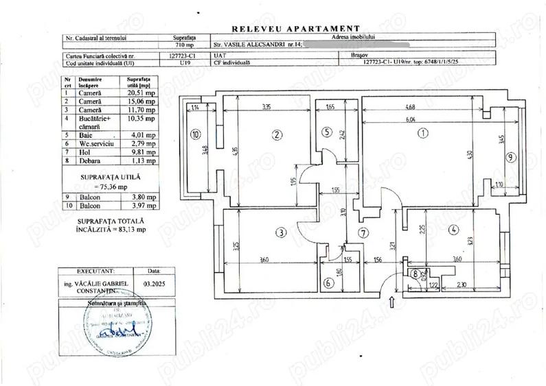 Apartament 3 camere Racadau - 9