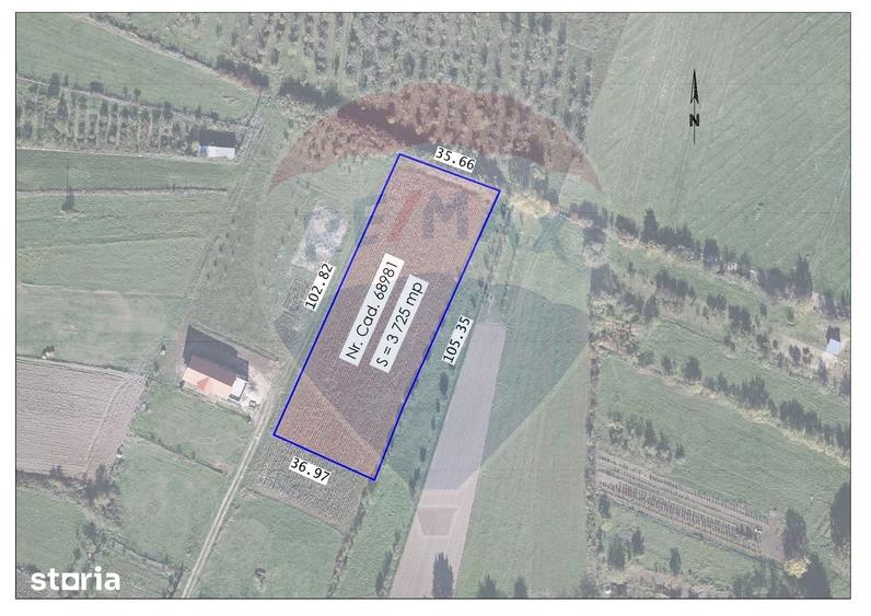 Teren cu priveli?te, parcelabil pentru case, de vanzare, Cordau - 1