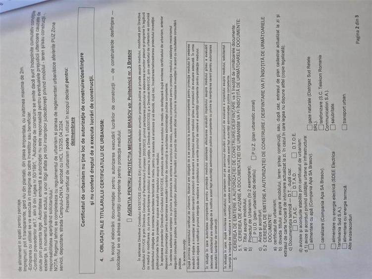 Teren Industrial, Centura Sacele, PUZ - 9