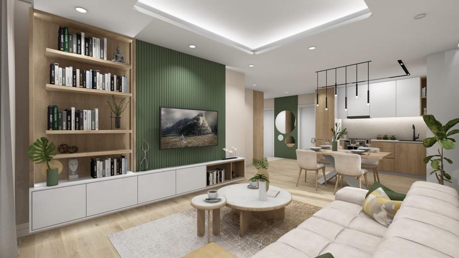 Apartament finisat | 3 camere | 2 băi | terasă 22mp | Între Lacuri - 1
