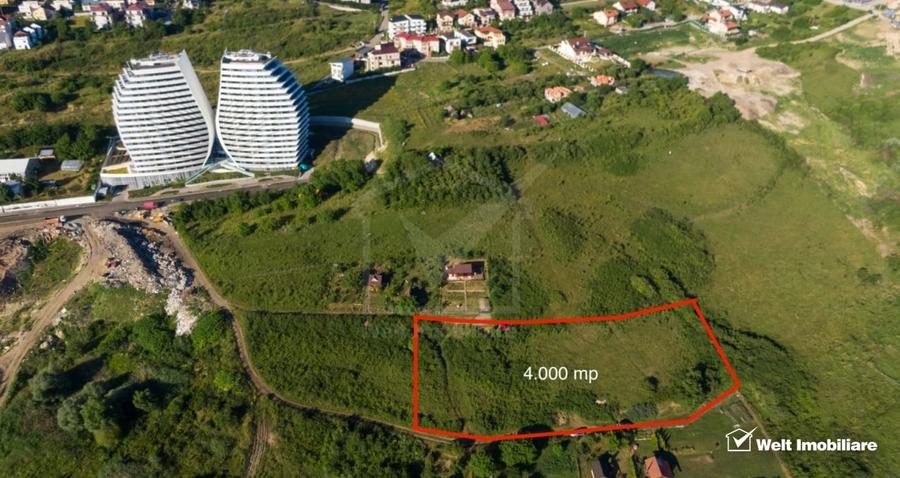 Terenuri intravilane de vanzare – cartier Zorilor, zona Wings, Cluj-Napoca - 1