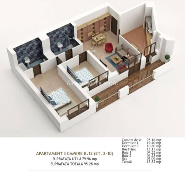 3 camere Nou Mihai Bravu Lux Ultrafinisat Mobilat complet 3 camere Nou Mihai Bravu Lux Ultrafinisat Mobilat complet