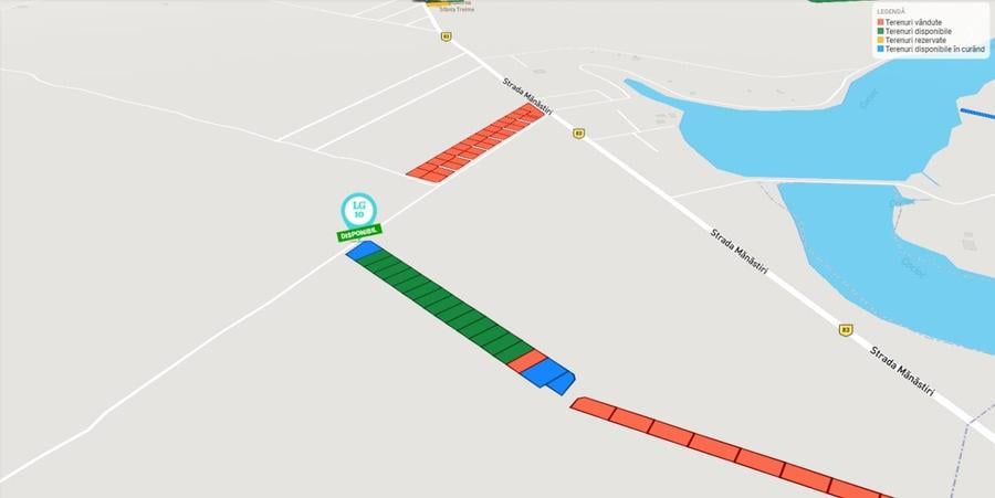 Teren in Rate Intravilan Berceni Manastire | curent gaz sosea | #LG10 - 4