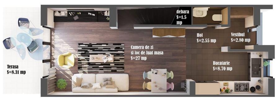 Casă cu 5 camere cu Teren 175 Mp în Central