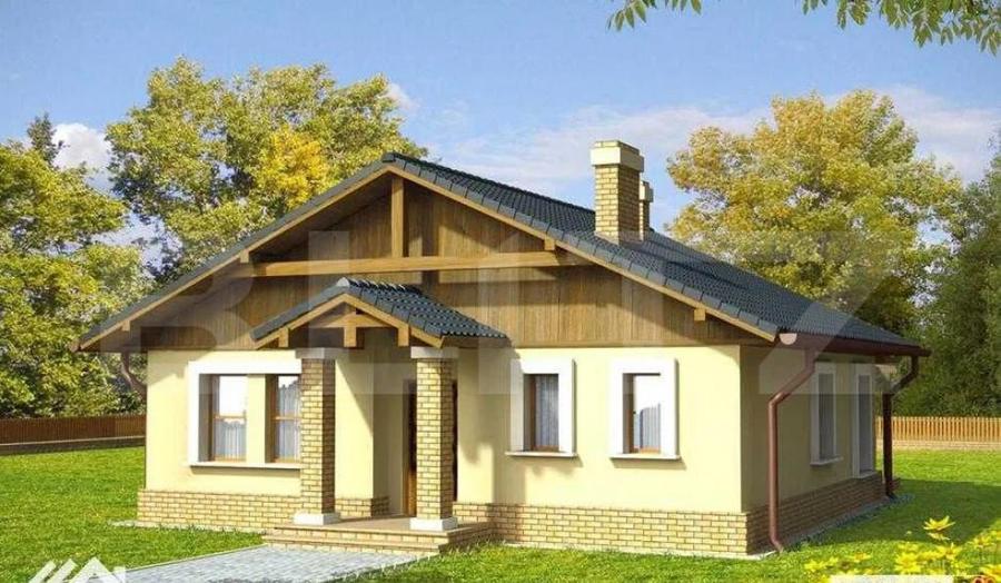 Casa in stadiu de proiect-100mp- teren 550mp- Vacaresti - 2