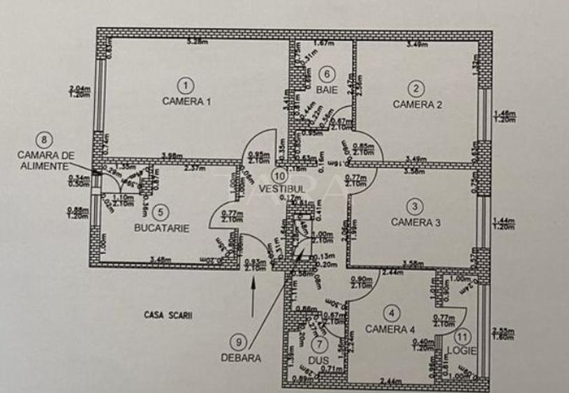 Apartament 4 camere Manastur, zona Penny - 5