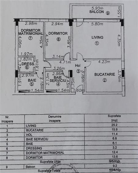 APARTAMENT 3 CAMERE IN ISARAN, TRACTORUL-13 DECEMBRIE-CORESI MALL - 18