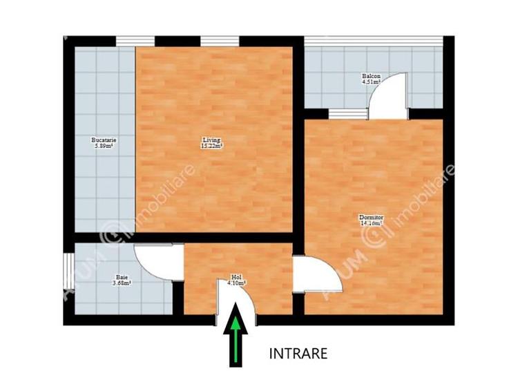 Apartament 2 camere balcon si loc de parcare in zona Tilisca din Sibiu - 5