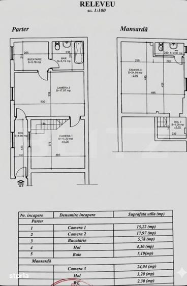 Apartament 3 camere, 78 mp, zona Balcescu - 2