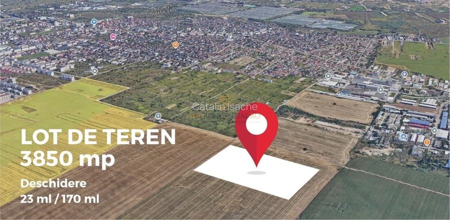 Vanzare teren 3850 mp, investitie excelenta, zona metrou Berceni
